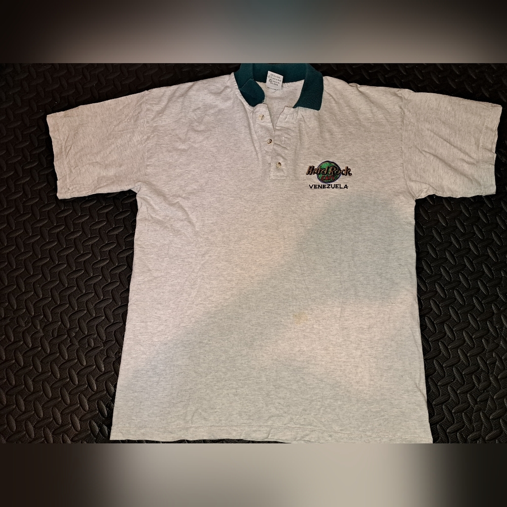 Vintage Venezuela Hard Rock Cafe collared shirt